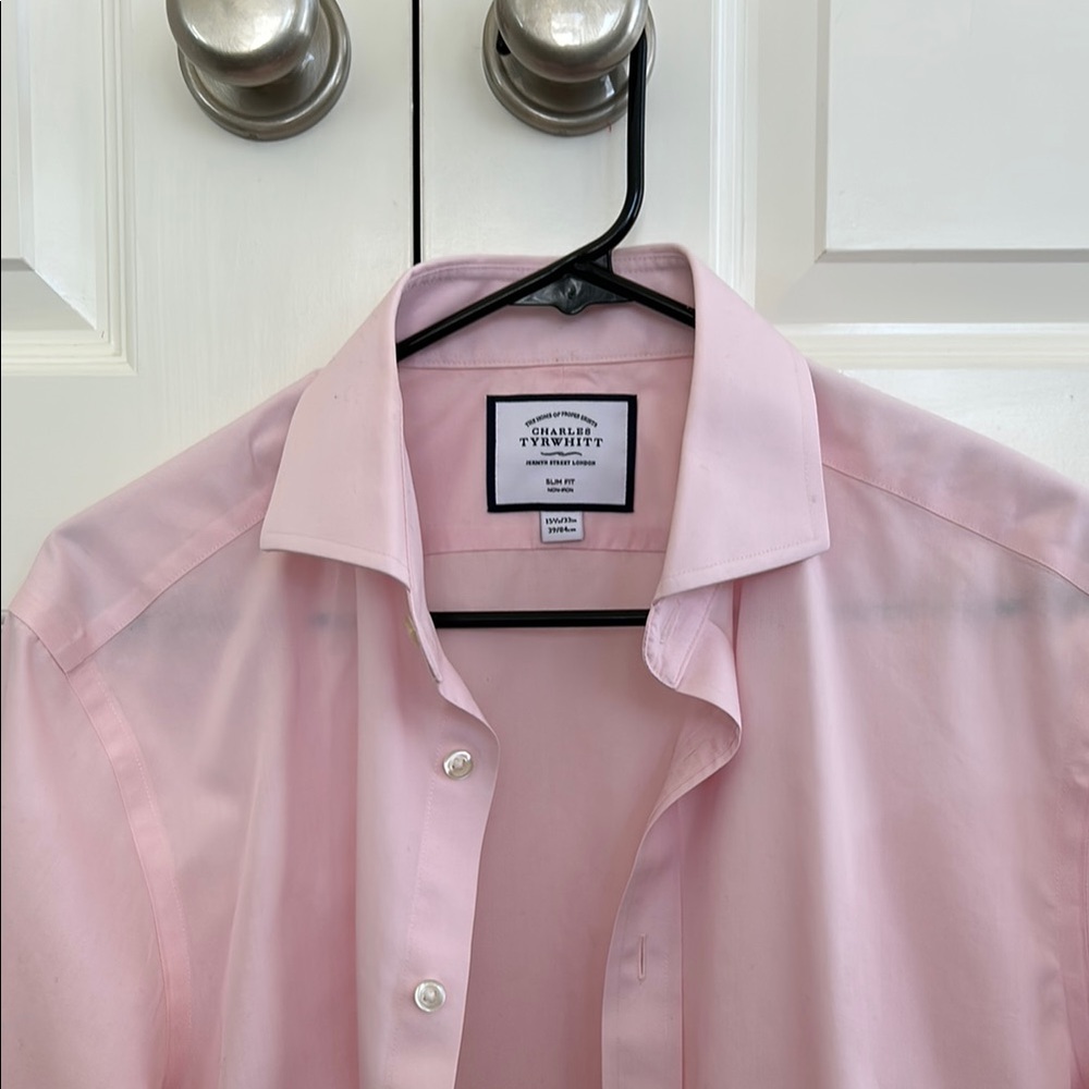 Charles Tyrwhitt Pink Dress Shirt